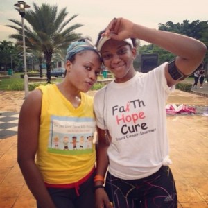 PHOTOS: Genevieve Nnaji Runs Marathon for Breast Cancer Awareness 