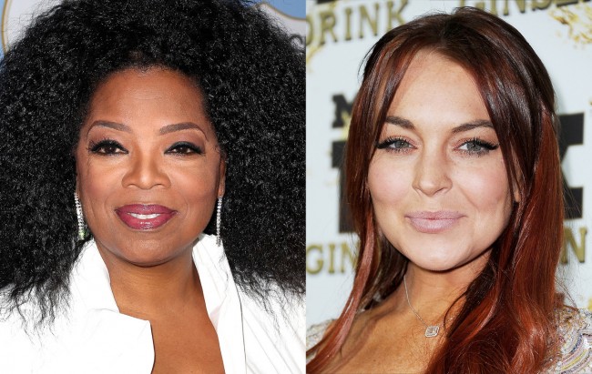  Lindsay Lohan Gets Tough Questions from Oprah (Video) 