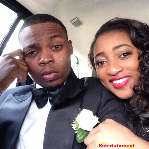 PHOTO: Olamide and girlfriend attend D’banj sister’s wedding