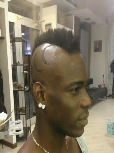 Check Out AC Milan Striker Mario Balotelli's New Haircut peculiarmagazine
