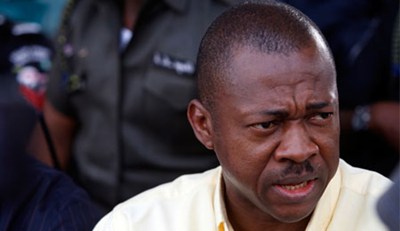 Ailing Enugu state governor Sulivan Chime finally back in Nigeria 