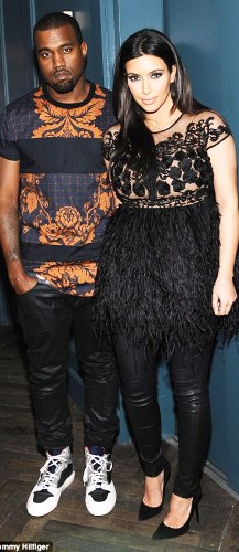 Kim K's feathered top - would you rock it? 