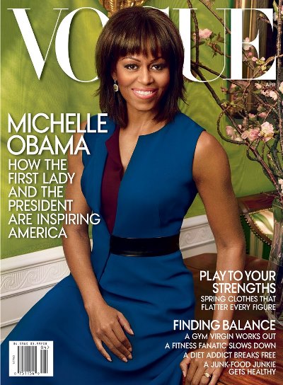 Michelle Obama covers April issue of Vogue magazine  peculiarmagazine